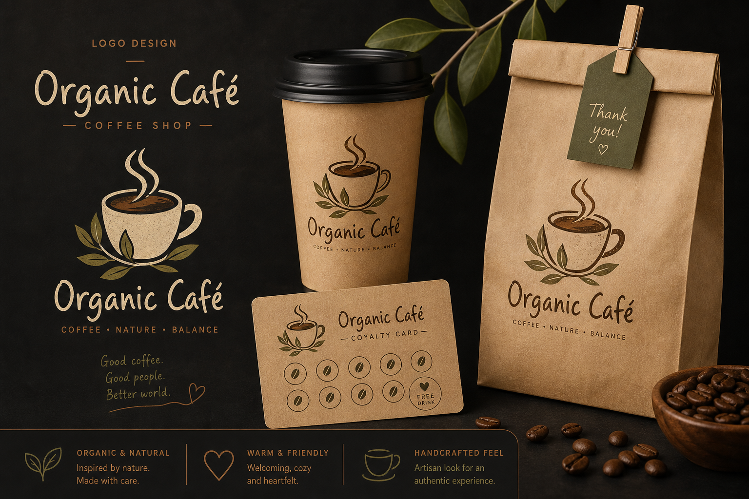 Organic Café Logo