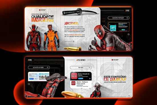 Deadpool banner designs