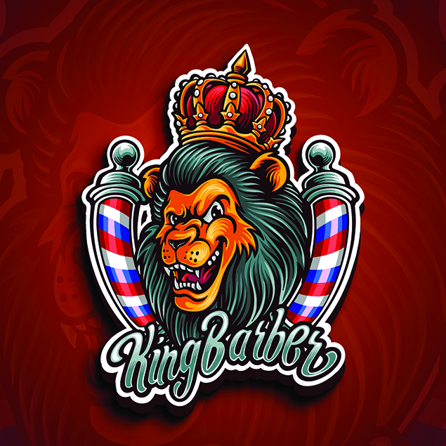 King Barber logo
